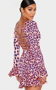 Image result for Pink Cheetah Print Dress