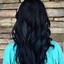Image result for Blue Dye On Brown Hair