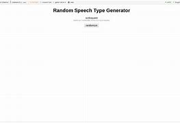 Image result for Random Speech Generator