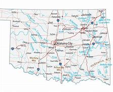 Image result for Oklahoma State Road Maps and Cities