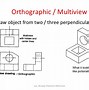 Image result for Three View Orthographic Drawing