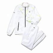 Image result for White Lacoste Tracksuit