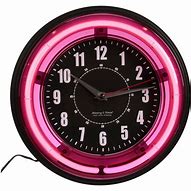 Image result for Neon Wall Clocks