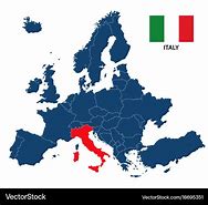 Image result for Europe Map with Italy Highlighted