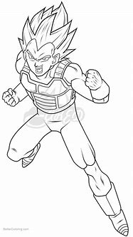 Image result for Dragon Ball Coloring Pages Vegeta Ultra Ego