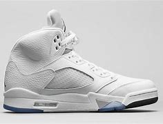 Image result for Air Jordan 5 White and Beige