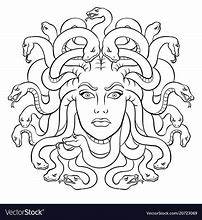Image result for Medusa Clip Art Easy