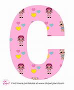 Image result for LOL Surprise Alphabet Letters