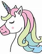 Image result for Rainbow Unicorn Face