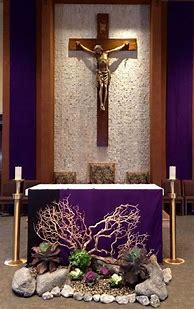 Image result for Lent Decorations for Church Sanctuary