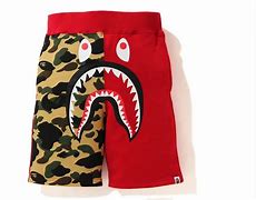 Image result for BAPE Shark Hoodie Shorts