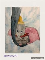 Image result for Baby Dumbo Watercolor