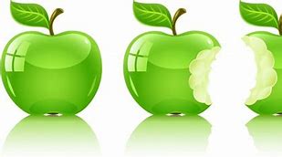 Image result for Apple Outline Vector Green