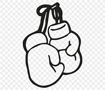 Image result for Boxing Gloves ClipArt Black and White