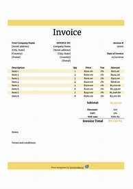 Image result for Invoice Template South Africa Editable