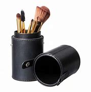 Image result for Leather Makeup Brush Case