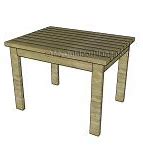 Image result for 2 X 4 Coffee Table