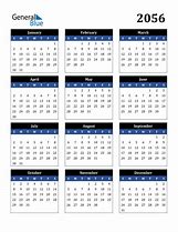 Image result for 2056 Calendar