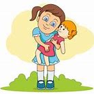 Image result for Playing with Dolls Clip Art
