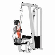Image result for Cable Machine Lat Attachment