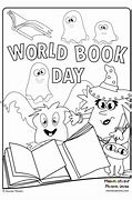 Image result for World Book Day Coloring Pages