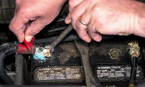 Image result for Car Battery Corrosion Red Cable