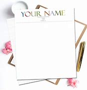 Image result for Stationery Letterhead Paper