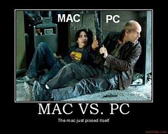 Image result for Mac and PC Meme Bruce Willis