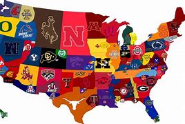 Image result for College Football CFB Map