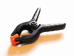 Image result for Black Plastic Spring Clips