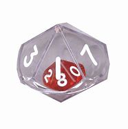 Image result for Clear Jumbo 10 Sided Dice