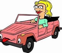 Image result for Cartoon Girl Car