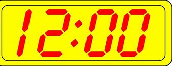 Image result for 12 00 AM Digital Clock