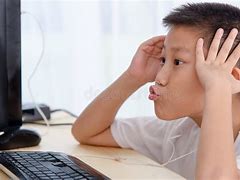Image result for Asian Kid Playing On Computer