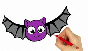 Image result for Halloween Bat Drawing