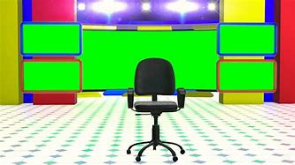 Image result for Greenscreen Studio NewsDesk with Chair