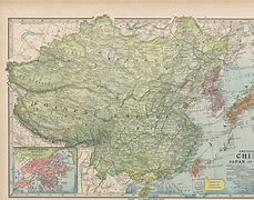 Image result for China Japan and Korea Map