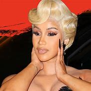 Image result for Cardi B Face Tattoo Sticker