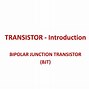 Image result for Transistor Structure