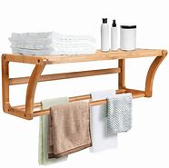 Image result for Bathroom Wall Shelves for Towels