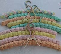 Image result for Crochet Pattern for Wooden Hangers