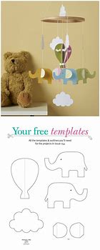 Image result for Printable Baby Mobile