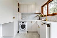Image result for Hidden Laundry in Kitchen Design Ideas