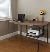 Image result for Small Computer Desk with Printer Stand