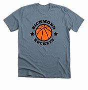 Image result for Blue and Yellow Basketball Graphic Tees