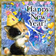 Image result for Bill The Cat Happy New Year's