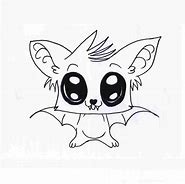 Image result for Cute Bat Line Art