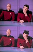 Image result for Star Trek Picard Doll Meme Riker