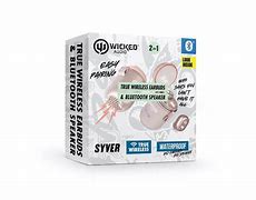 Image result for Wicked Wired Wireless Earbuds Rose Gold