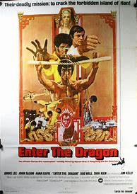 Image result for Bruce Lee Enter the Dragon Poster